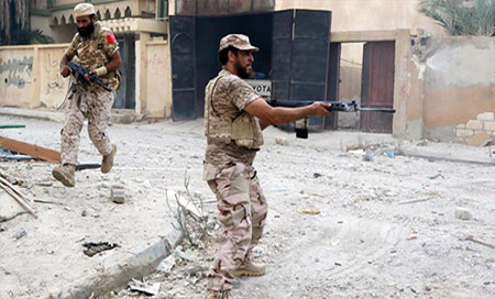 Fuerzas Libias en Sirte Fuerzas libias liberan a cinco extranjeros en manos de Daesh